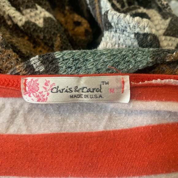 Orange white top - Picture 2 of 2